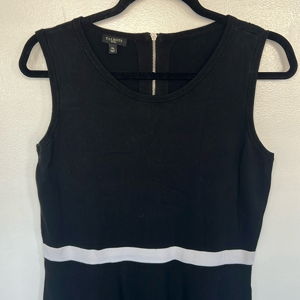 Talbots Striped Sleeveless Dress, Size M